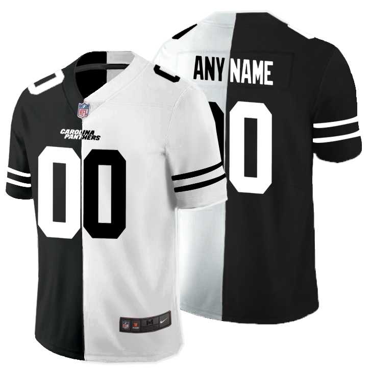 Nike Panthers Customized Black And White Split Vapor Untouchable Limited Jersey,We sell and wholesale Nike Panthers Customized Black And White Split Vapor Untouchable Limited Jersey on line form chian!